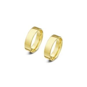 Modelos tradicionales de Anillos de Matrimonio en Chile 3 argollas de oro 18k amarillo italiano planas