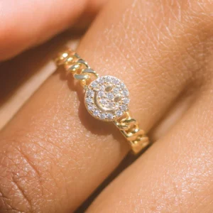anillo de oro mujer