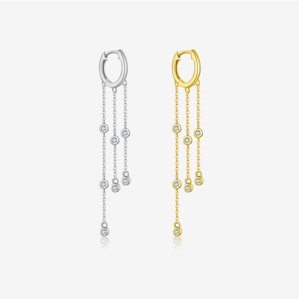 Aros de Plata con Borlas - Imagen 4